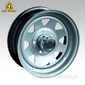 14 Inch 8 Spoke 5x120.65 Chrome Trailer Wheel